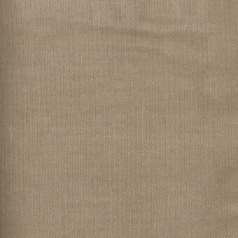 Taupe fabric swatch displaying a dense, linear weave texture with a matte finish; label reads “turri > fabric cat. b > 754 f”.